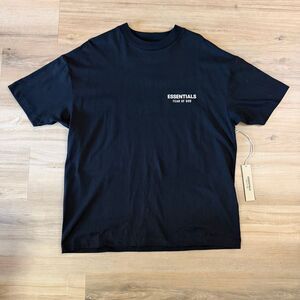 New Fear Of God Essentials Black Shirt Size XXS Luxury Streetwear Oversized FOG